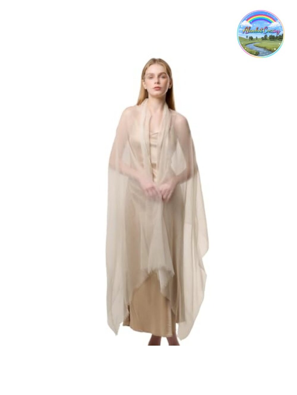100% Cashmere Shawl Wrap Oversized Lightweight Sheer Scarf